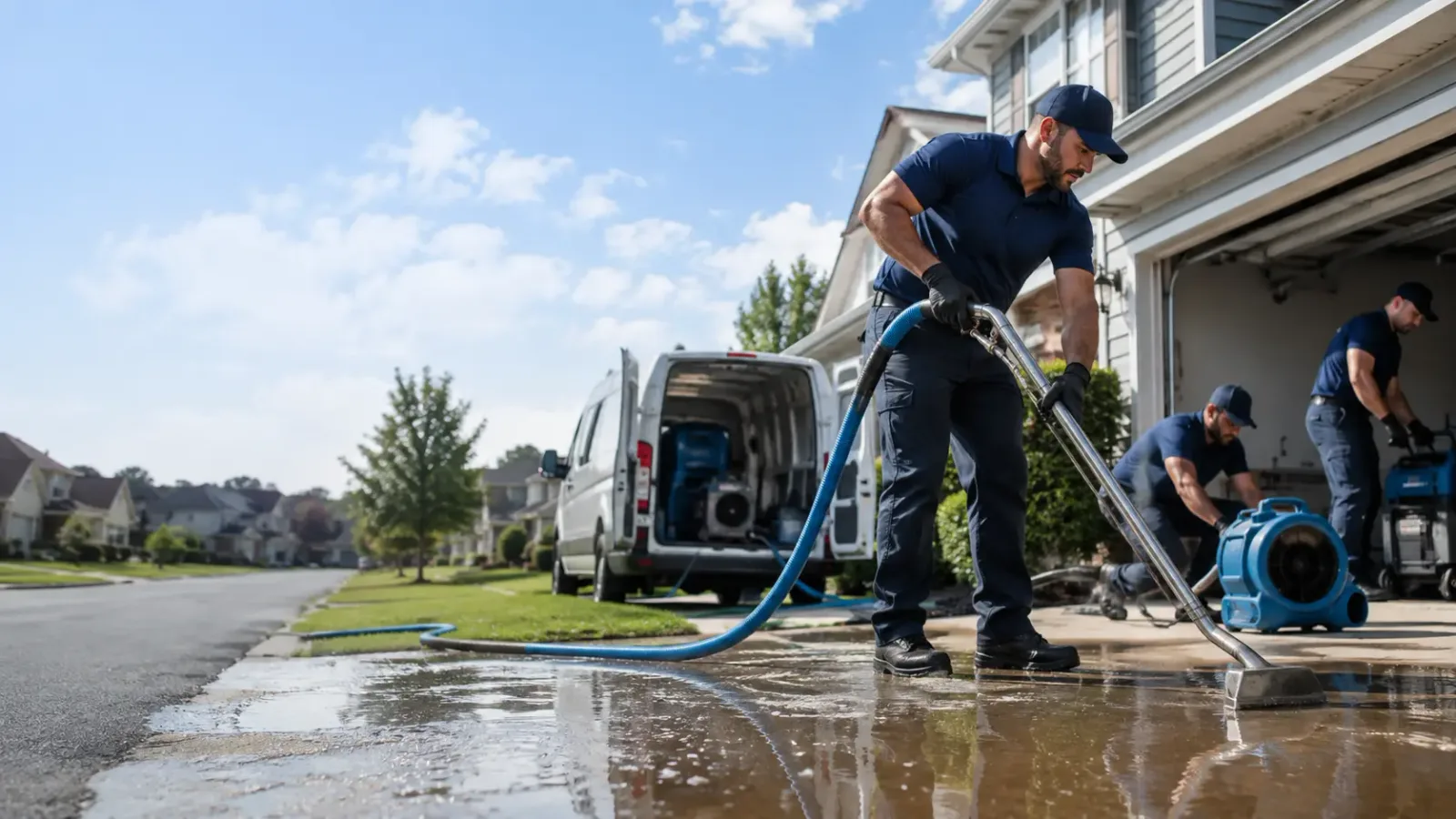 Flood Damage Restoration in Campus, IL
